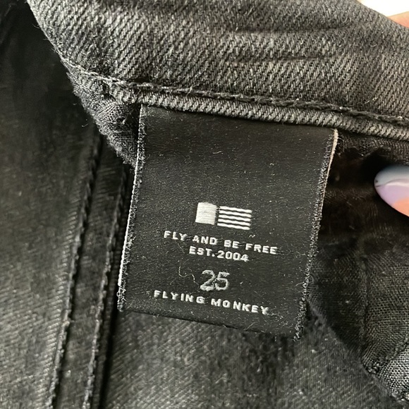 flying monkey ripped black skinny jeans - Picture 4 of 4